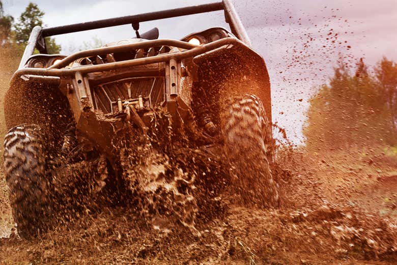 Acelerando los buggies en Monte Verde