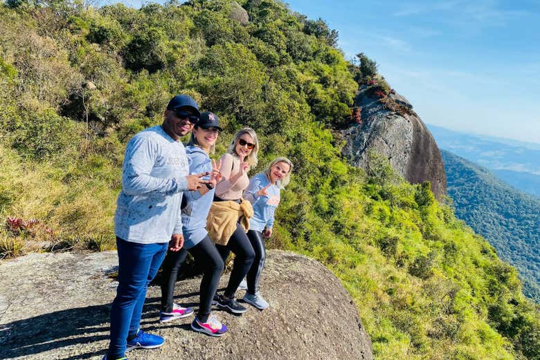 Enjoying the Pico do Selado hiking tour!
