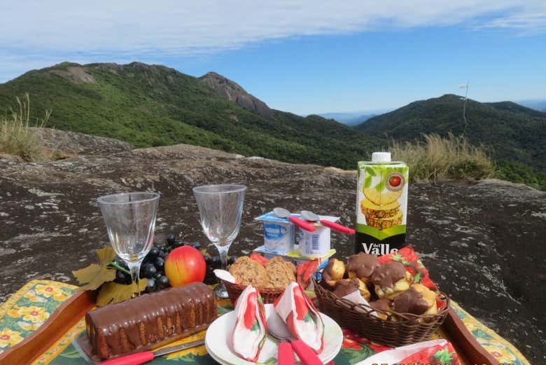 Pícnic al atardecer en Monte Verde