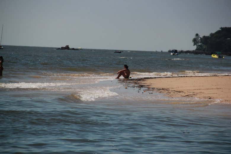Desfrutando da excursão