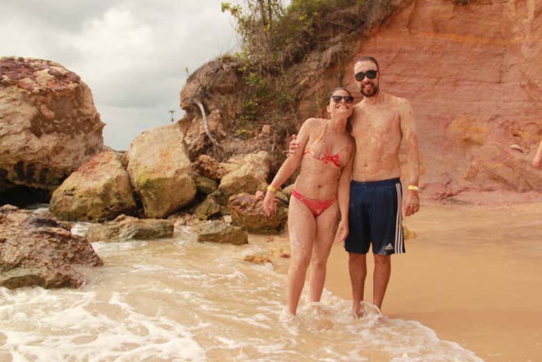 Banho de argila em Gamboa