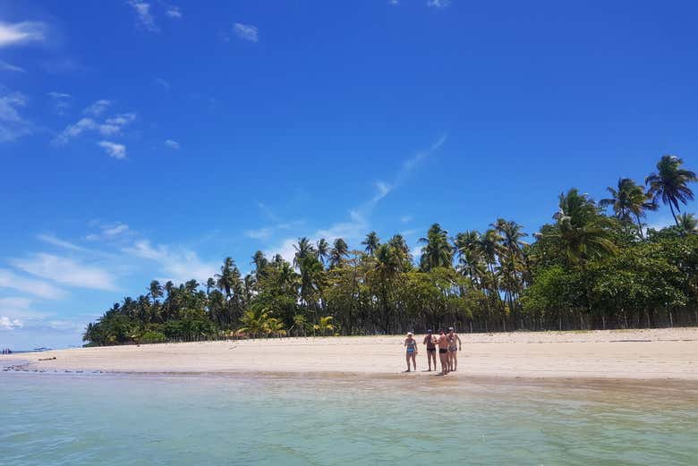Swim in the crystal clear waters in Boipeba