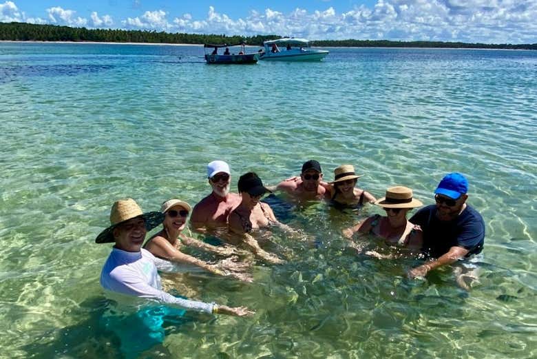 Take a dip in the sea!