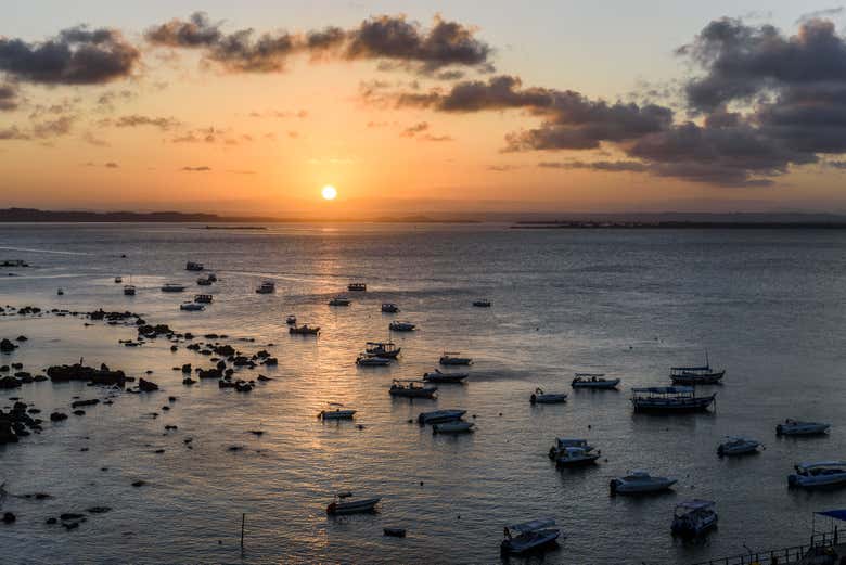 Sunset at Morro de Sao Paulo