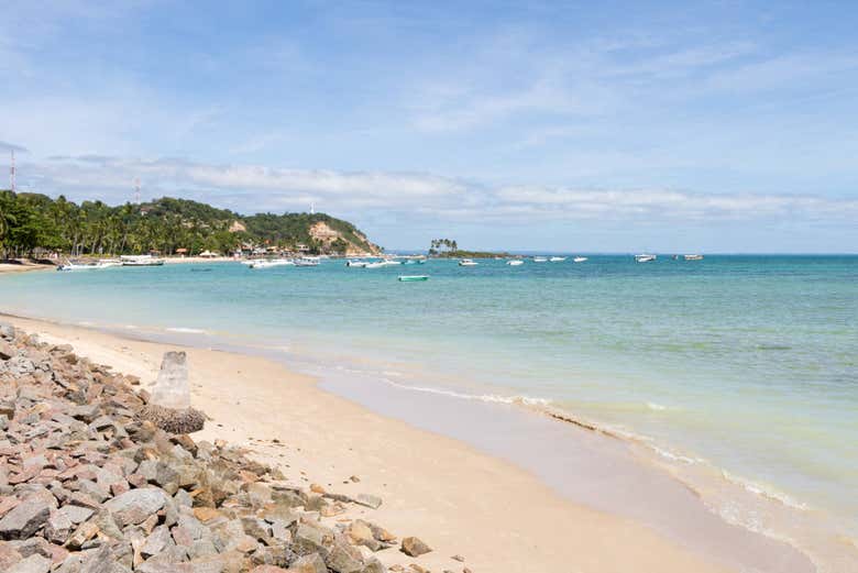 The beach of Gamboa