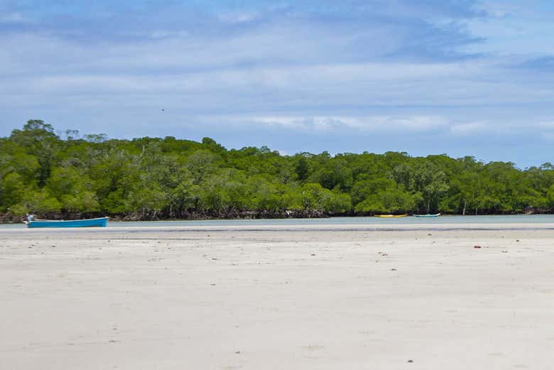 Vistas da praia de Garapuá