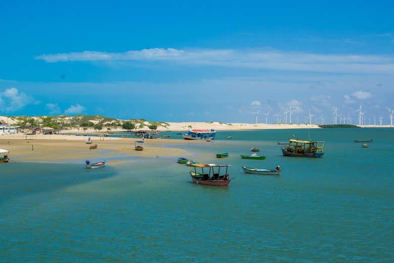 Boats around Galinhos