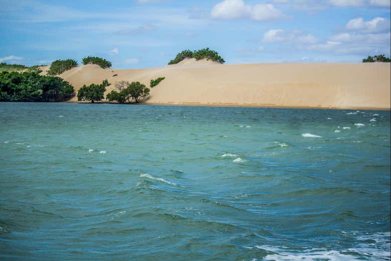 Ammirando le dune di Galinhos