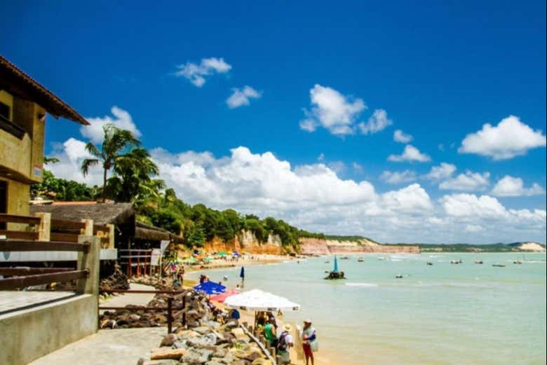 Visiting one of the beaches