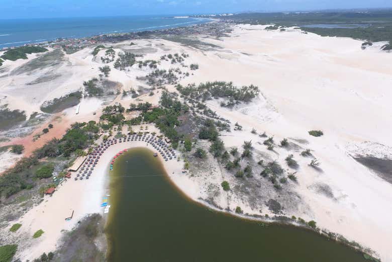 A lagoa Pitangui é um dos emblemas do litoral potiguar