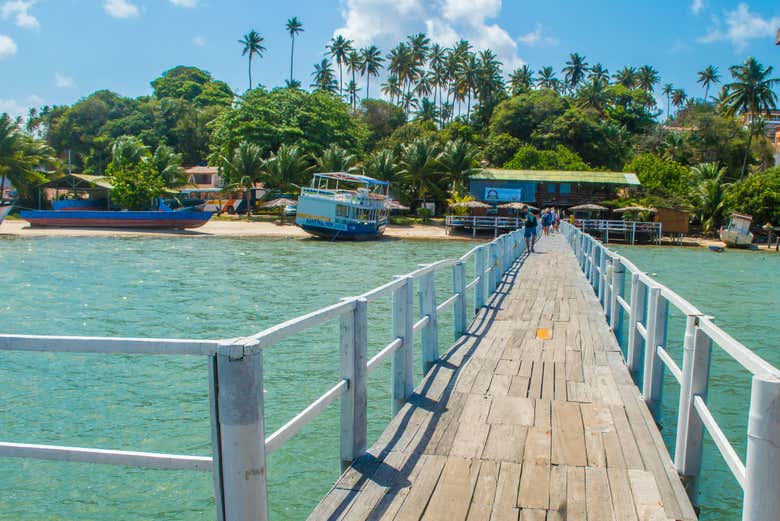 Passerelle en bois de Barra do Cunhau