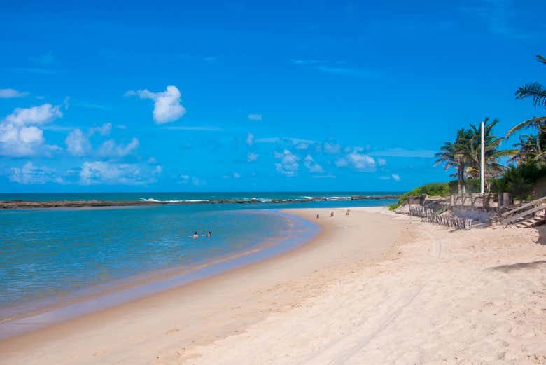 Praia paradisíaca de Camurupim