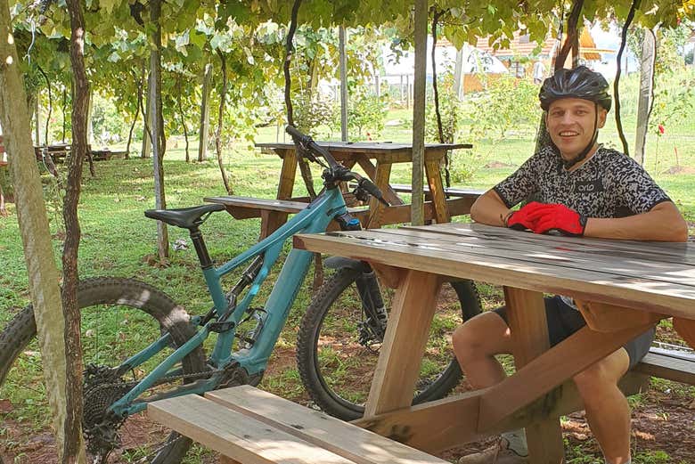 Disfrutando de la actividad