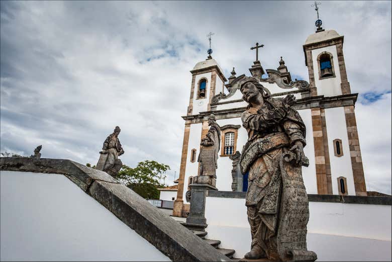 Profetas da entrada do Santuário do Bom Jesus