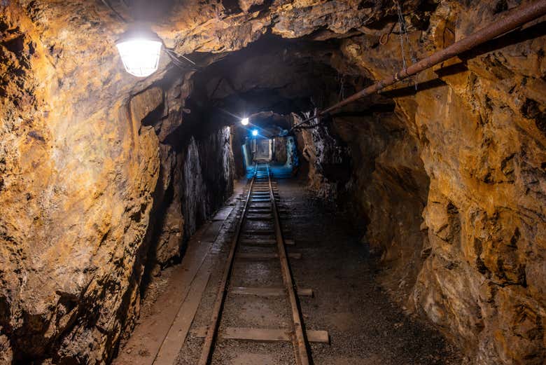 Les couloirs d'une mine