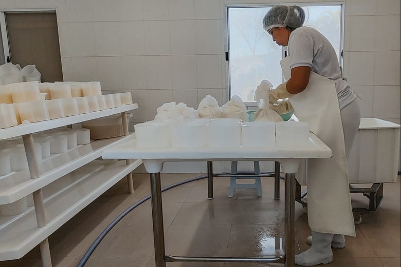 Acompanhando a produção do queijo Inconfidentes