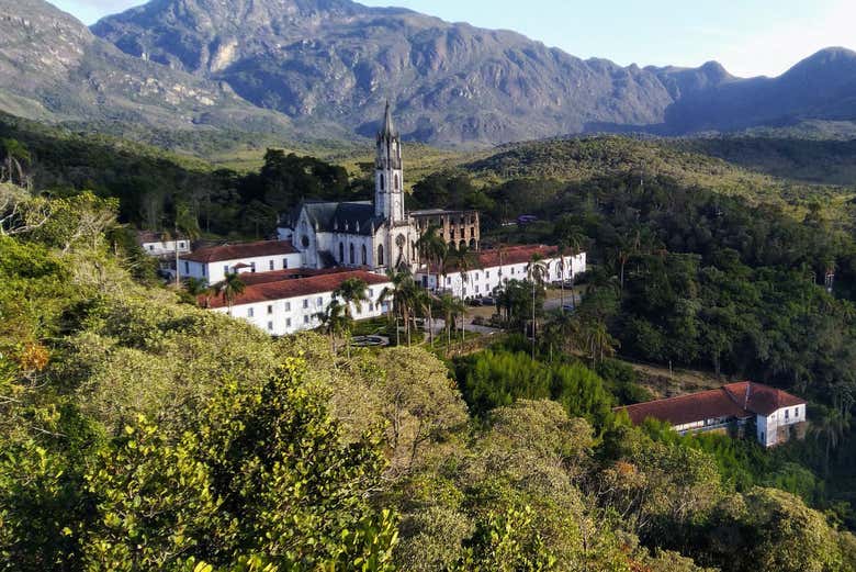 An aerial view of the Sanctuary