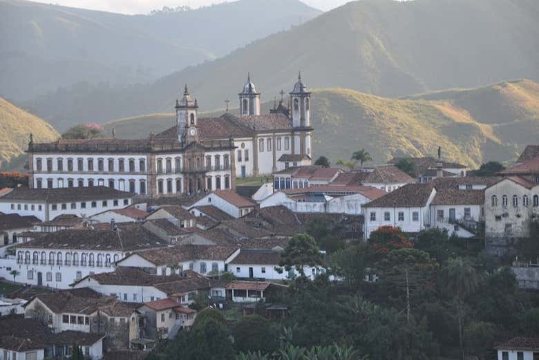 Enjoying the tour of Ouro Preto