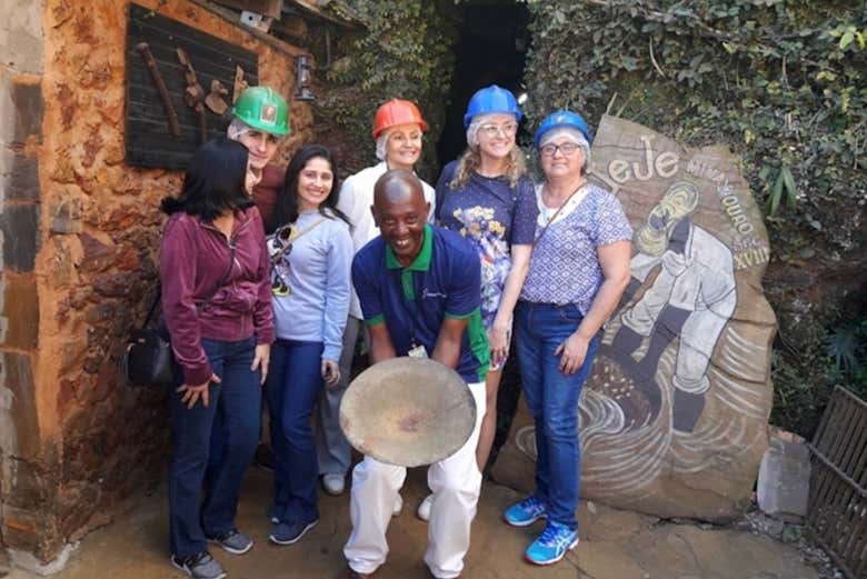 Enter an actual gold mine on this tour