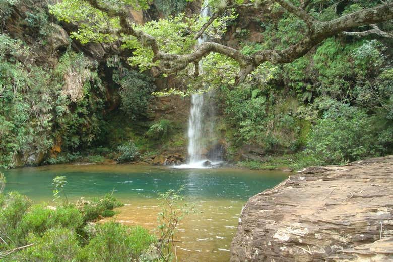 Enjoying Itabirito waterfalls