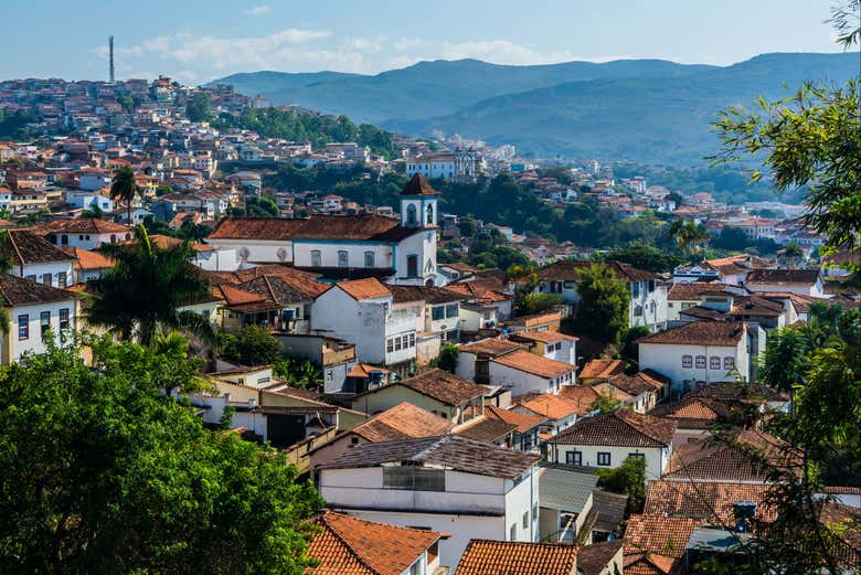 Vistas aéreas de Mariana