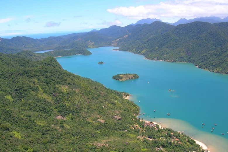 Panorâmicas do topo da montanha