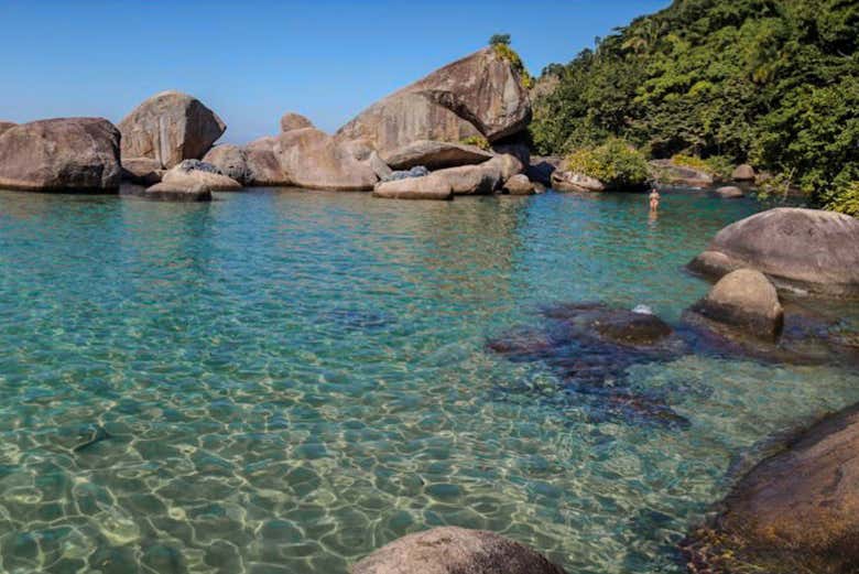 A piscina natural do Cachadaço