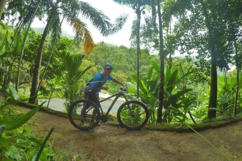 Rota de bicicleta por Paraty