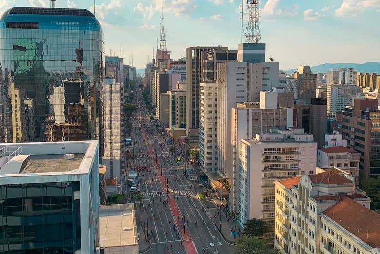 Panoramic view of São Paulo
