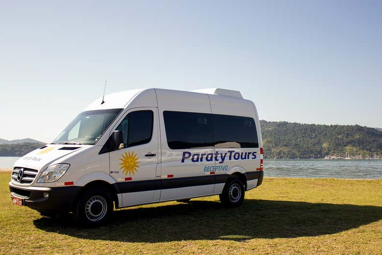 Minibus ready for the transfer