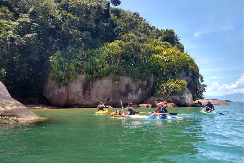 Enjoying the landscapes of Paraty