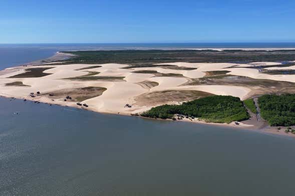 Excursão de barco pelo delta do Parnaíba + Ilha das Canárias e Morro do Meio
