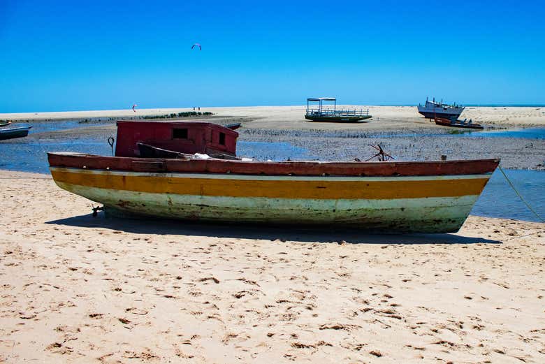 Un barco de pescadores en Macapá