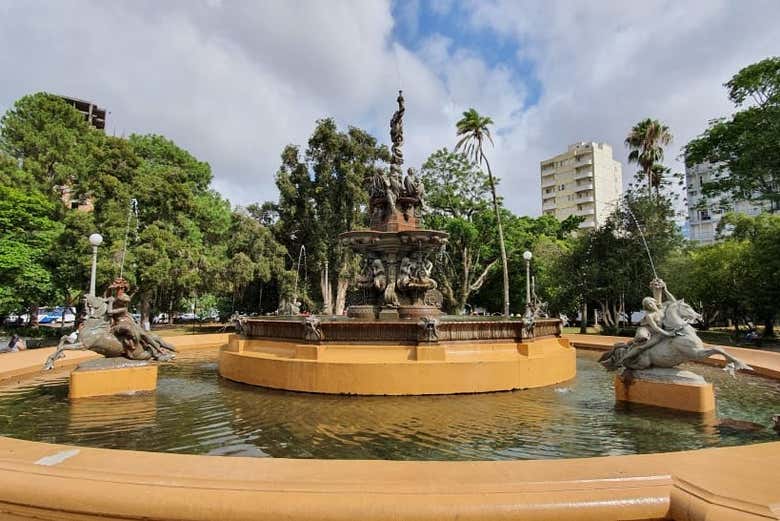 Fountain in Coronel Pedro Osório Square
