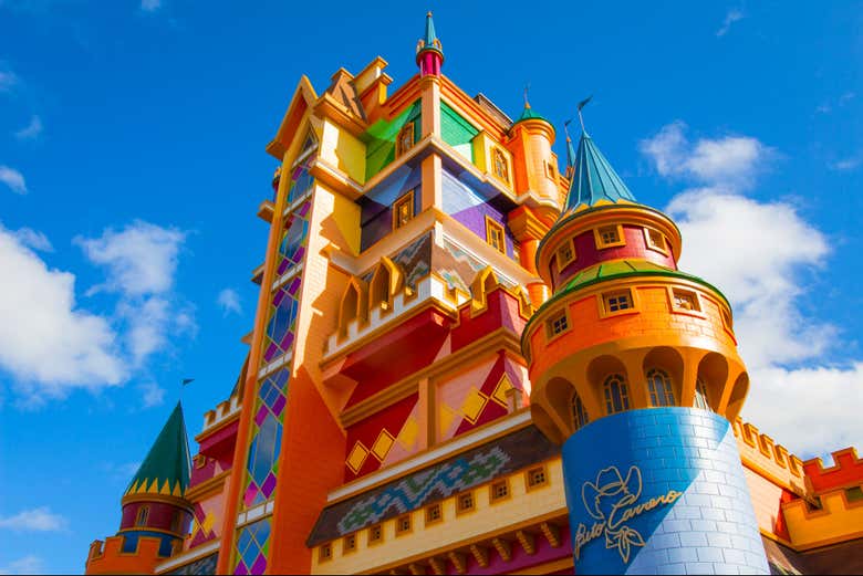 Detalhe do Castelo do Beto Carrero World