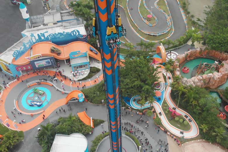 Vistas da atração Big Tower