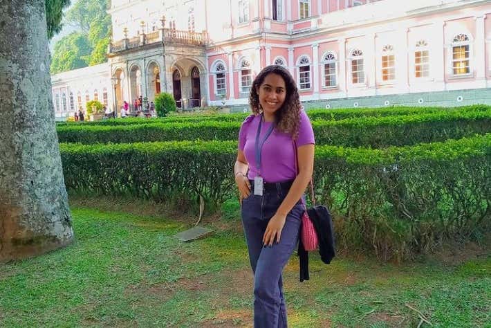 Outside the Imperial Museum