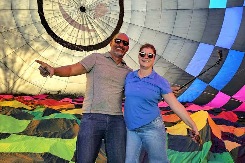 Este paseo en globo será inolvidable