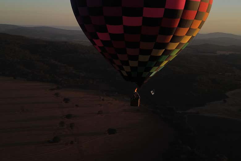 Surcando el cielo de Pirenópolis en globo