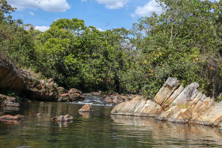 Podréis bañaros en una preciosa piscina natural
