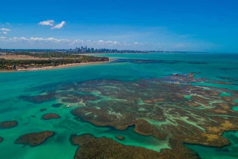 Vistas da praia de Pitimbu