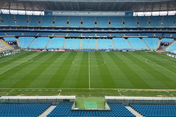 Ingresso para um jogo do Grêmio em Porto Alegre -  Brasil