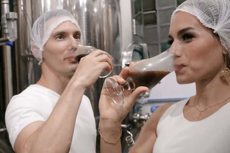 Tasting craft beer in Porto Alegre