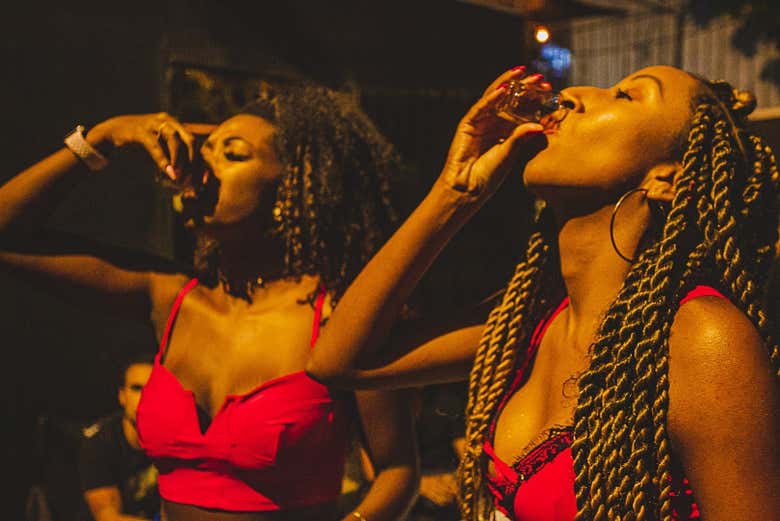 Shot em um dos bares