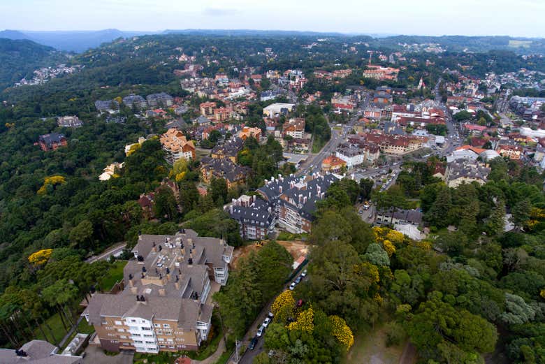 Vista aérea de Gramado