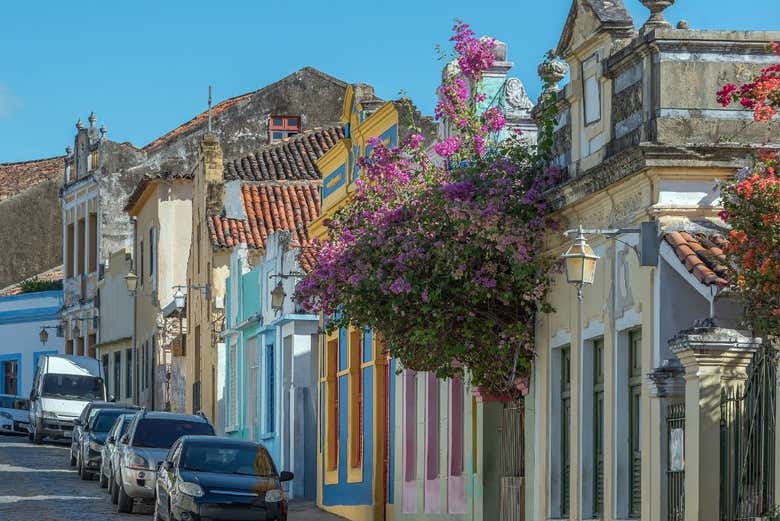 Casas coloridas em Olinda