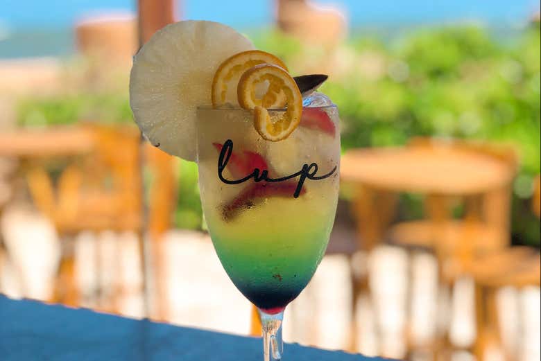 Relax with a cocktail