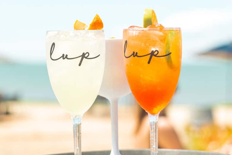Have a drink by the beach