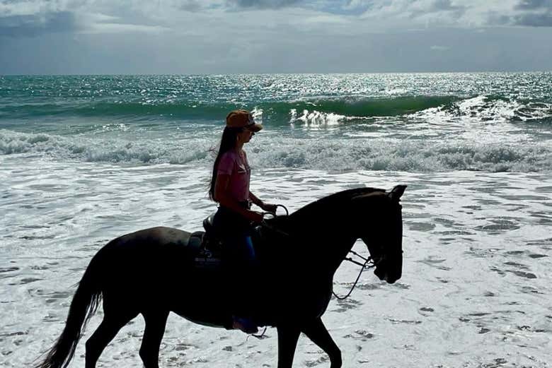 Aproveitando a experiência de andar a cavalo
