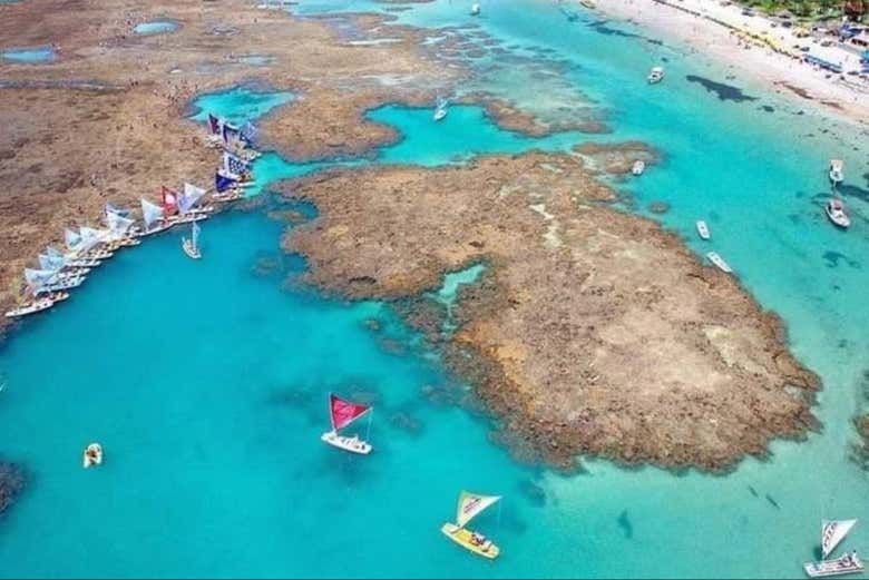 See the crystal clear waters from a different perspective